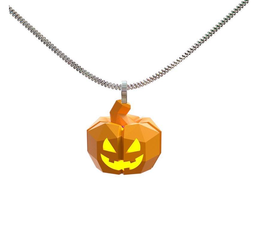 Necklace Halloween Lantern Pumpkin
