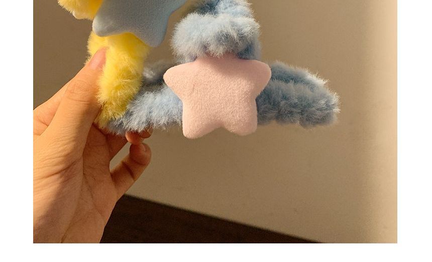 Clamp Chenille Hair Star