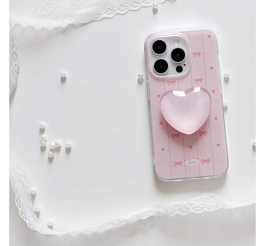 Stand Heart / Phone Case Bow