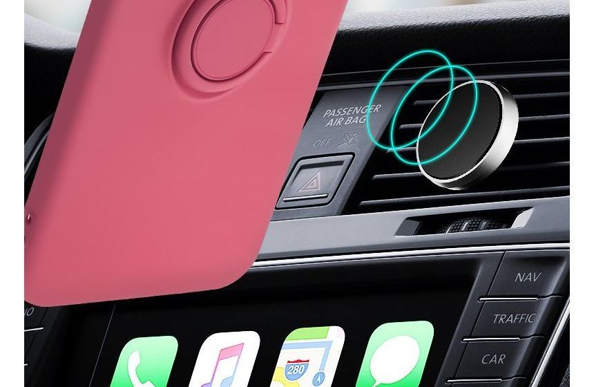 Stand Phone Plain Ring Case