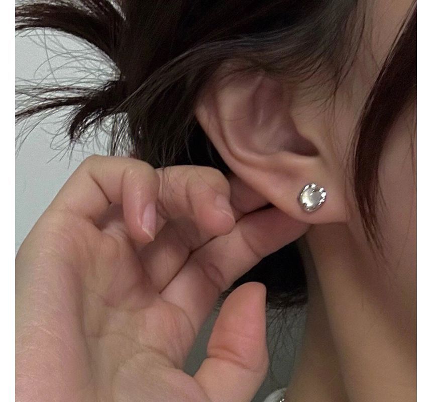 Agate Alloy Stud Earring