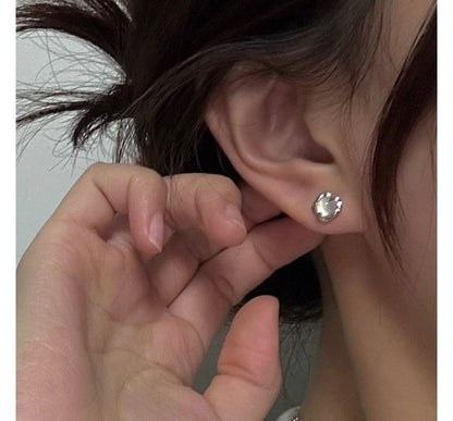 Agate Alloy Stud Earring