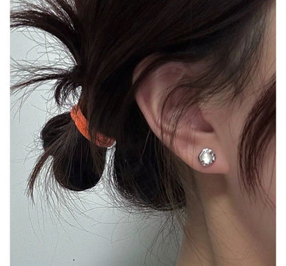 Agate Alloy Stud Earring