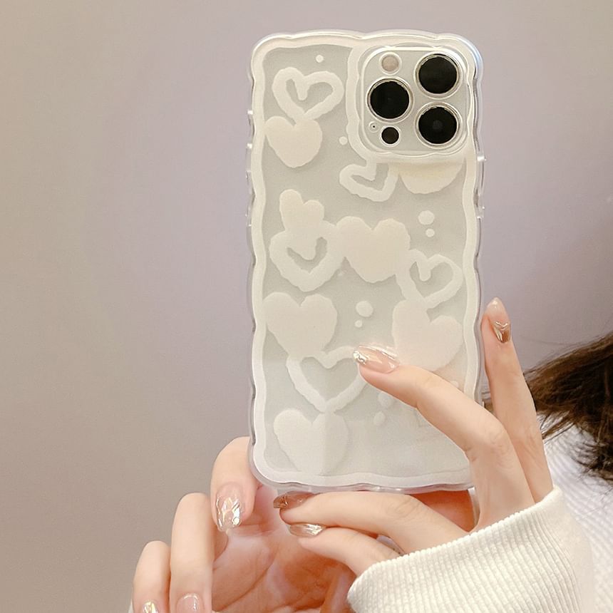Heart Holographic Case Phone