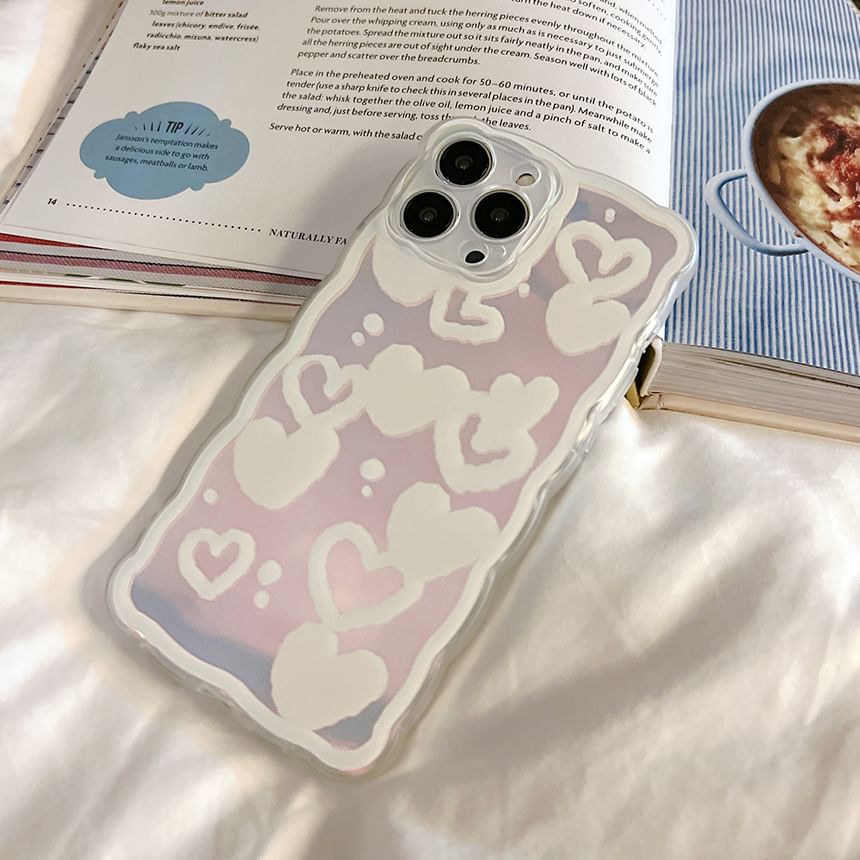 Heart Holographic Case Phone