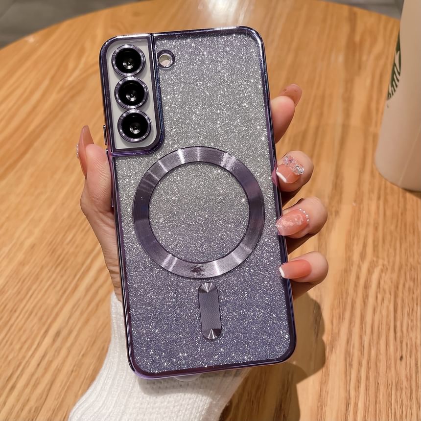 Case Phone Magnetic Glitter