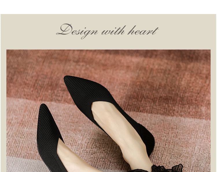 Almond Toe Kitten Heel Pumps