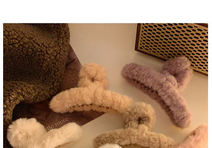 Plain Chenille Clamp Hair