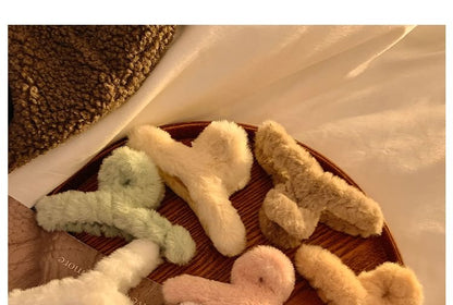 Plain Chenille Clamp Hair