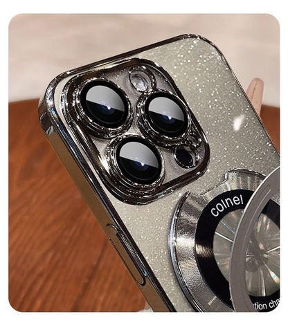 Case Phone Stand Glitter Ring