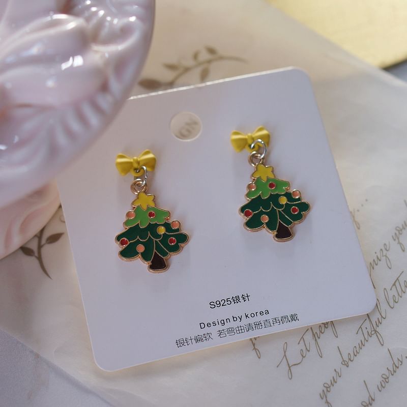 Christmas Drop Earring Tree On / Clip