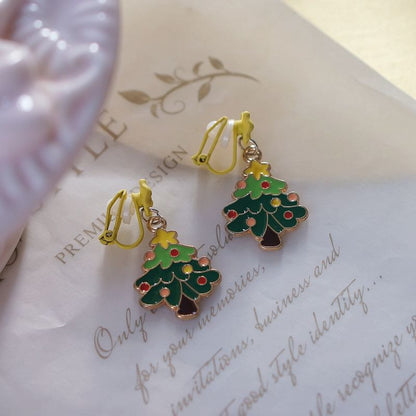 Christmas Drop Earring Tree On / Clip