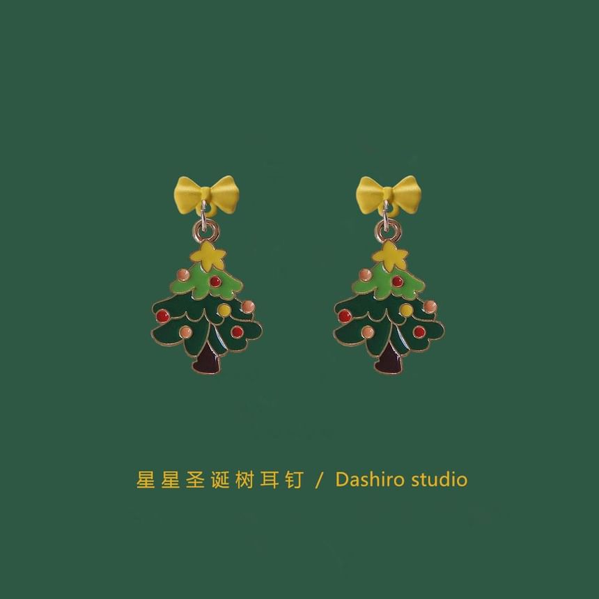 Christmas Drop Earring Tree On / Clip