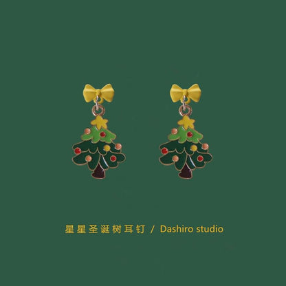 Christmas Drop Earring Tree On / Clip