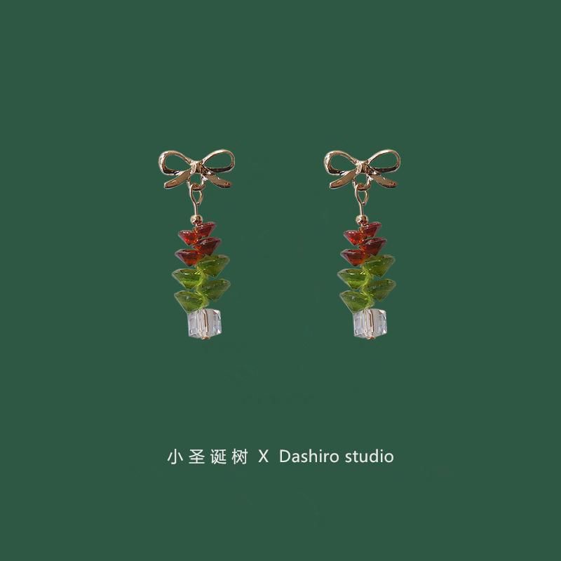 Christmas Drop Earring Tree On / Clip