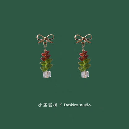 Christmas Drop Earring Tree On / Clip