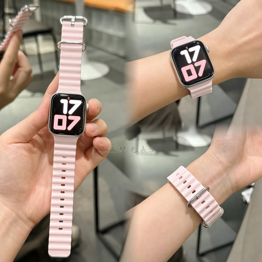 Milanese Plastic Band Watch Nylon Protective Case / Apple Strap Silicone