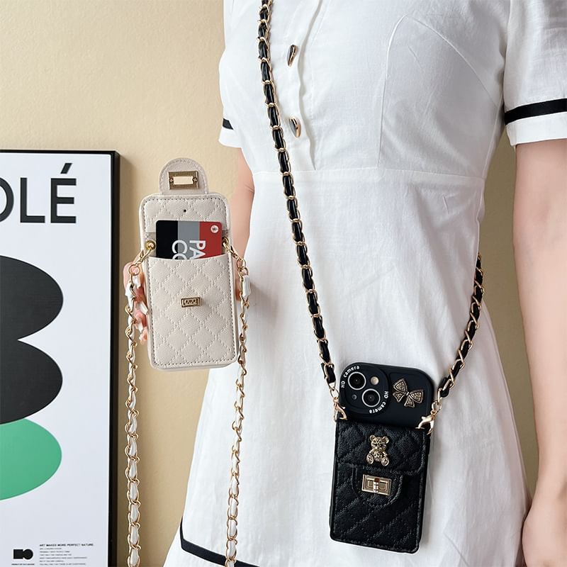 Holder Card Bear Case Phone