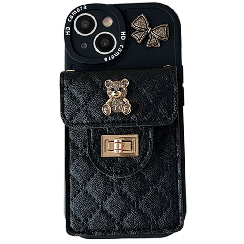 Holder Card Bear Case Phone