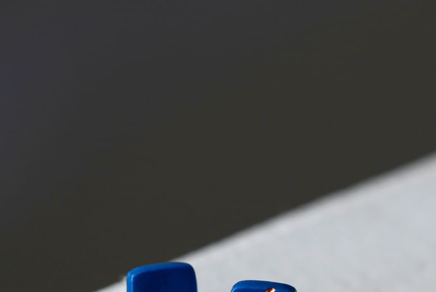 Square Stud Earring Ceramic
