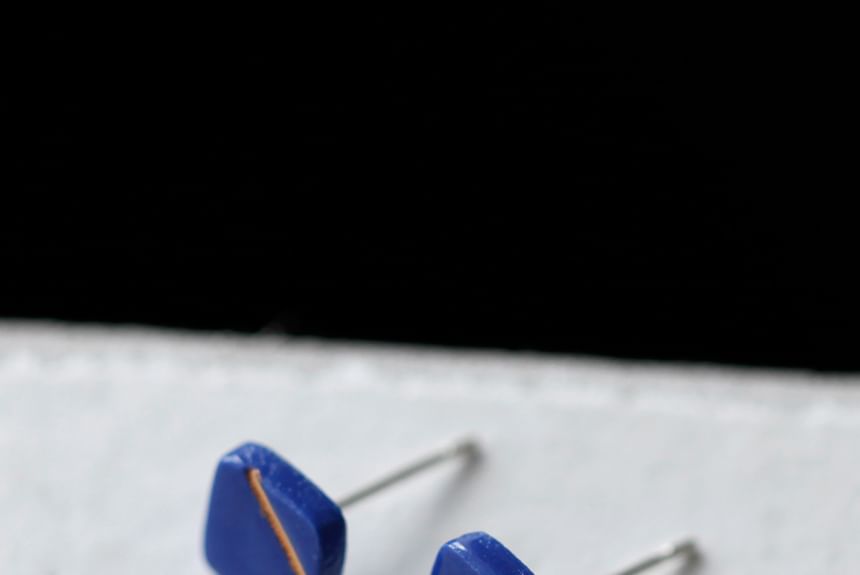 Square Stud Earring Ceramic