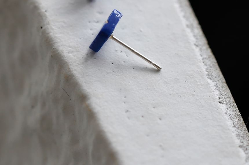 Square Stud Earring Ceramic