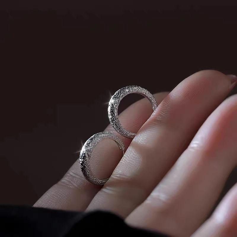 Silver Huggie Sterling Designs) (Various Earring