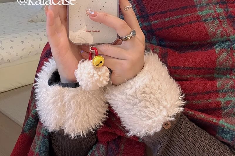 Bell Case Splattered Phone Pom