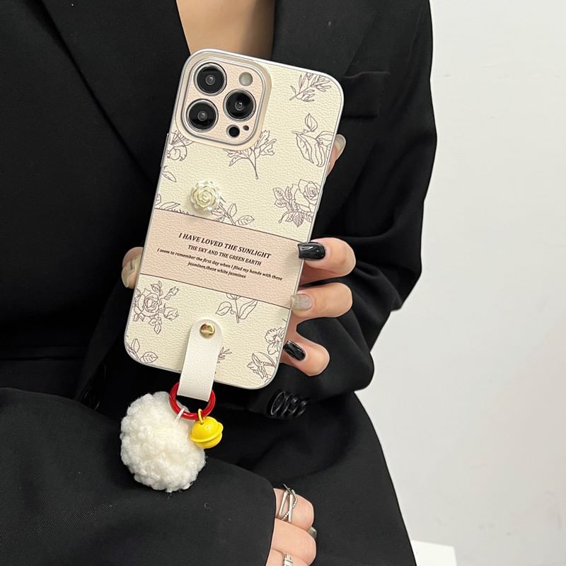 Case Pom Bell Rose Phone