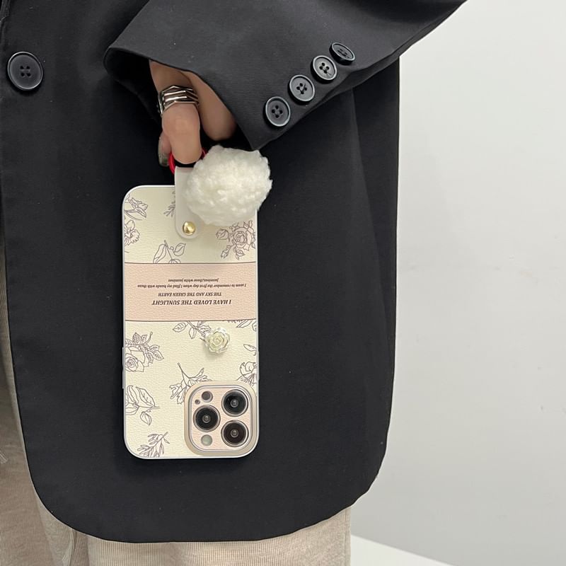 Case Pom Bell Rose Phone