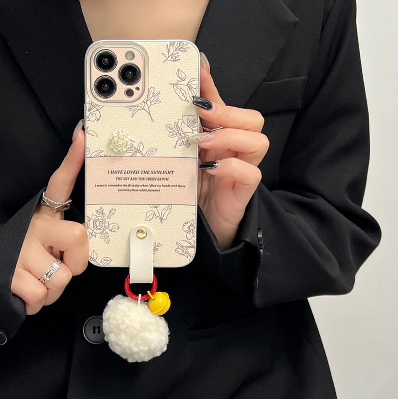 Case Pom Bell Rose Phone