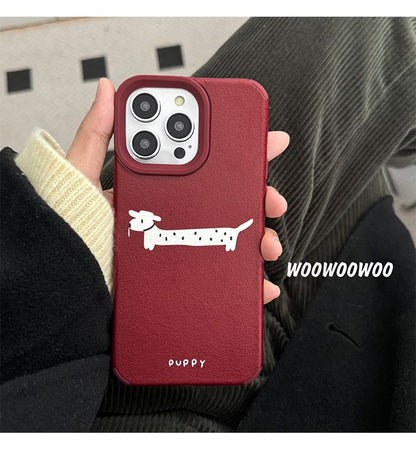 Bell Case Dog Pom Phone