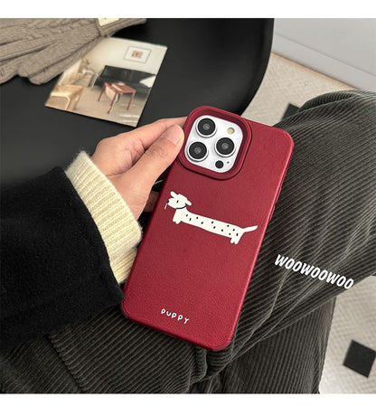 Bell Case Dog Pom Phone