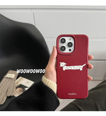 Bell Case Dog Pom Phone