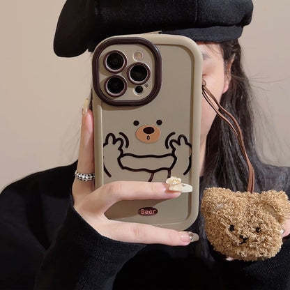 Bear Phone Print Case