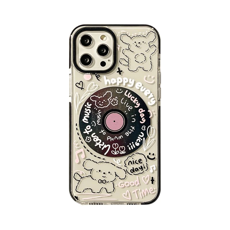 Vinyl Case Record Animal Phone