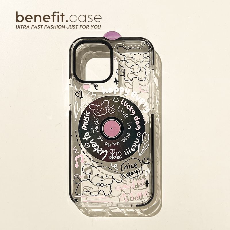 Vinyl Case Record Animal Phone
