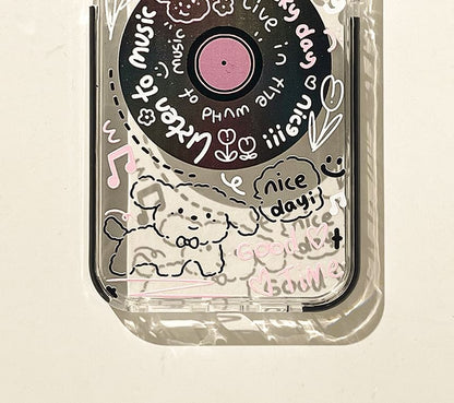 Vinyl Case Record Animal Phone