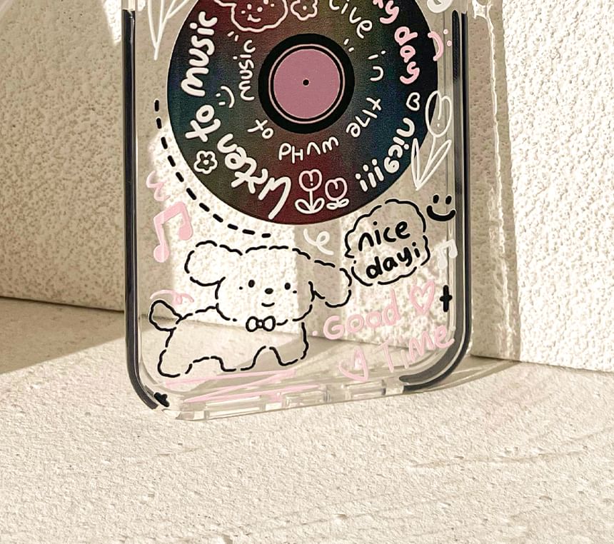 Vinyl Case Record Animal Phone
