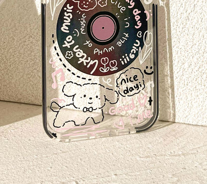 Vinyl Case Record Animal Phone