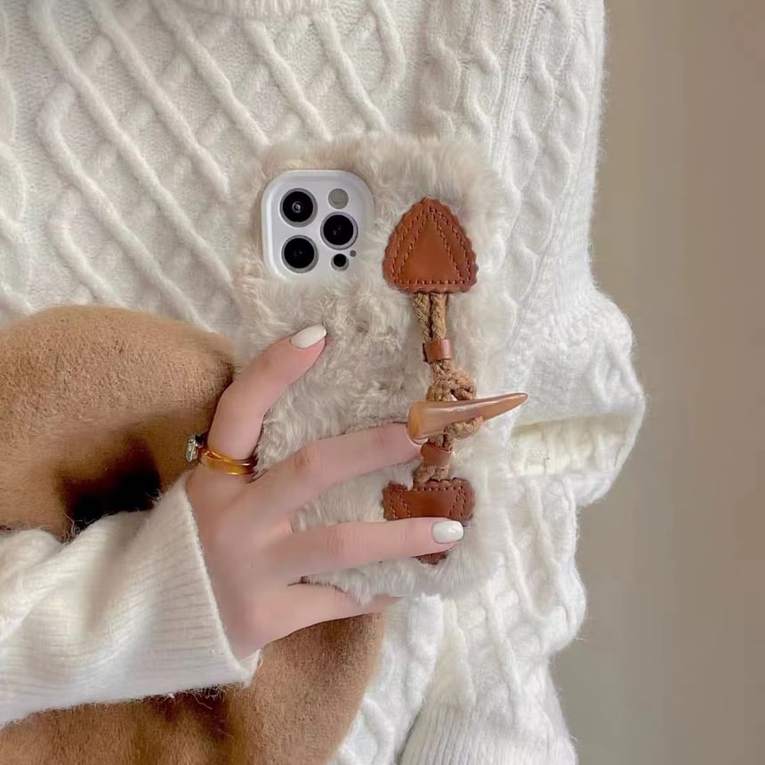 Toggle Case Button Phone Chenille