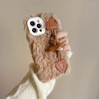Toggle Case Button Phone Chenille