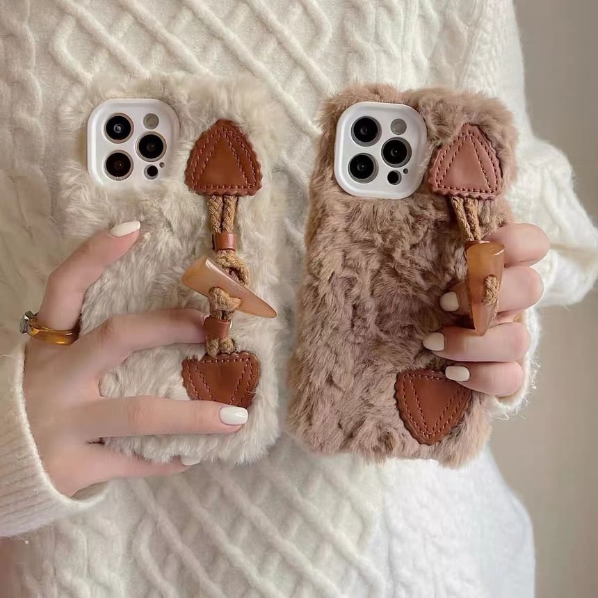 Toggle Case Button Phone Chenille