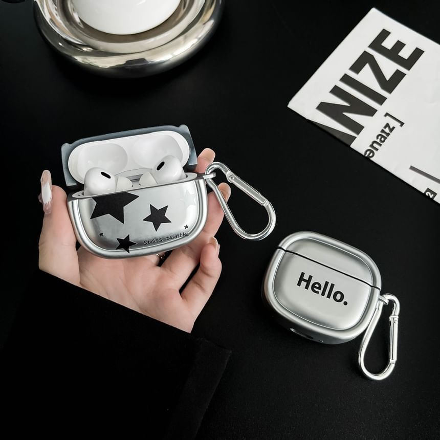 / Case Star Charm Metallic With AirPods Earphone Pro Skin