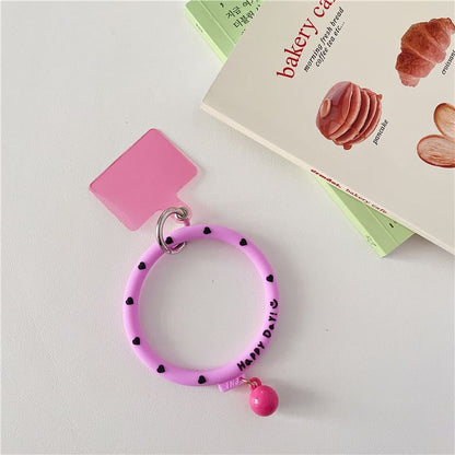 Phone Strap with Hoop Lanyard Pad