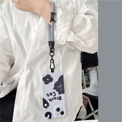 with Lanyard Strap Pad Plain Phone