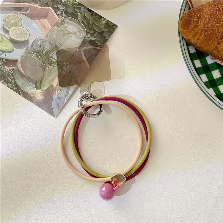 Strap with Phone Lanyard Pad Layered Hoop