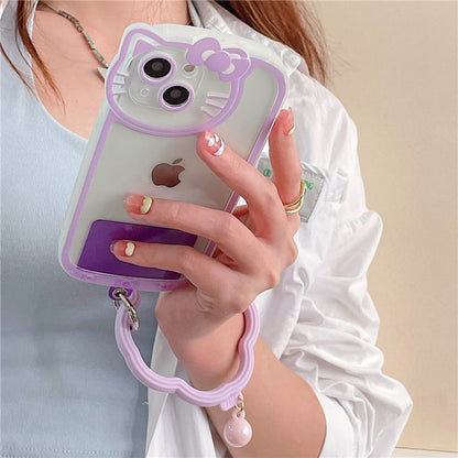 Hoop with Pad Wavy Strap Lanyard Phone