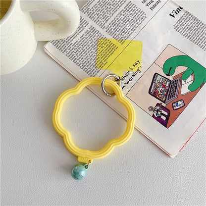 Hoop with Pad Wavy Strap Lanyard Phone