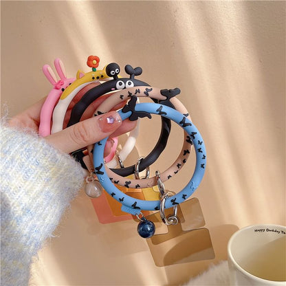 with Animal Phone Pad Hoop Lanyard Strap